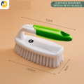 HOVEL E BIZ - Clothes Washing Brush with Handle - Fabric Cleaning Brush Fish Design. 