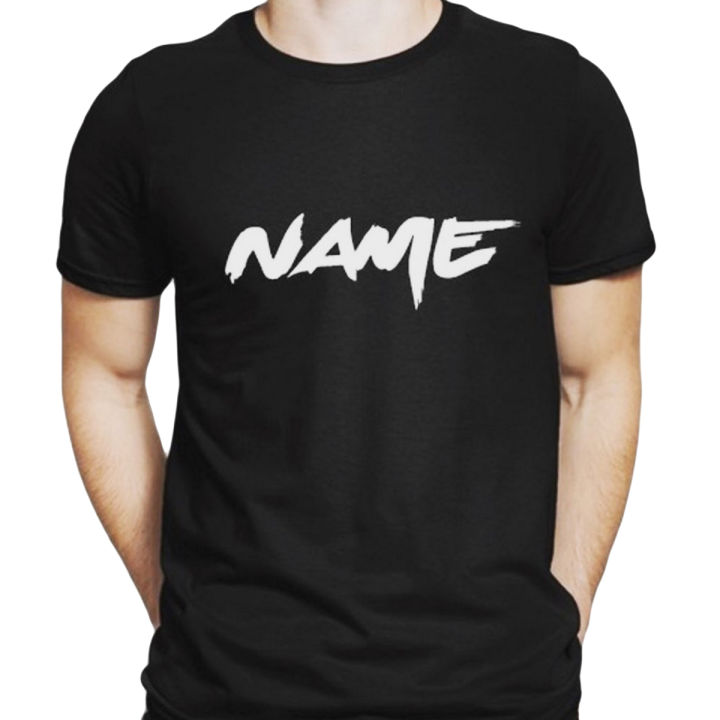 Custom Your Name Printed T-shirt