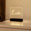 Customized Lamp Name Frame Table Top LED Name Lamp ACRYLIC NAME LAMP. 