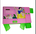 Jumbo Geometry Pencil Box | Kids geometry box | Snow white geometry box with calculator | Calculator geometry box | Girls geometry box. 