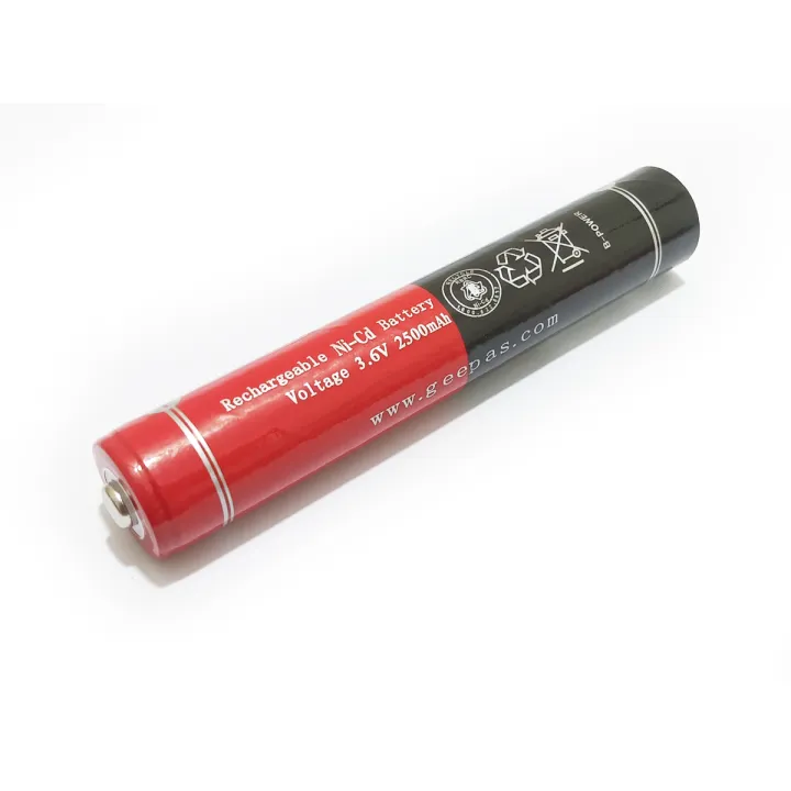 Geepas:%202500mah%203.6v%20Size-3sc%20Cell%20Nicd%20Rechargeable%20Battery%20%20With%20Button%20Top%20Geepas%20Torch%20Light%20Battery%20Cell%203.6V%203SC%202500mAh%20and%202000mAh%20-%20Image%202