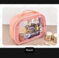 ARC Waterproof Transparent Travel Cosmetic Zipper Storage Bag for Women Toiletry Organizer Bag Medicine Box Baby Travel Bag Organizer Pouch Hanging Bag. 