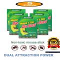 Pack Of 5 Expert Sticky Board Catch Rat Glue Traps - Mice/Rodent/Mouse/Lizard/Spider/Cockroach Professional Strength Glue Trap - Mouse Book - Pest Control. 
