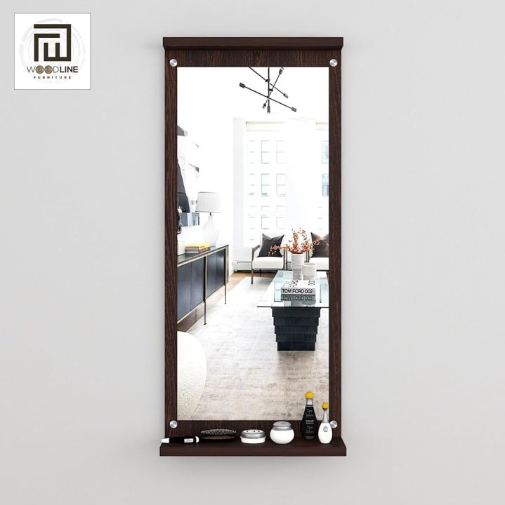 Rectangular%20White%20Wooden%20Wall%20Mirror%20for%20Living%20Room%20Bedroom%20Bathroom%20Modern%20Design%20Durable%20Build%20-%20Image%208