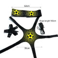 Football Training Tape Hands-free Soccer Training Aid for Kids Adjustable Belt Elastic Rope Fastener Tape Football Kick Trainer Practice Equipment Bounce Ball Training Belt. 