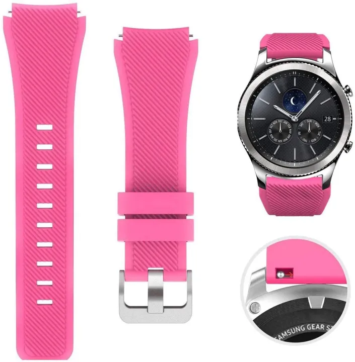 Samsung%20Gear%20S3%20Frontier/Classic%20Watch%20Silicone%20Bracelet,%20Sports%20Silicone%20Band%20Strap%20Replacement%20Wristband%20for%20Samsung%20Gear%20S3%20Frontier%20/%20S3%20Classic%20-%20Image%203