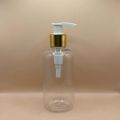 Empty Plastic Bottles with Flip Top Cap & Hand Pump –300ml & 500ml Refillable & Reusable Containers for Lotion, Shampoo, Hair Oil, Liquid Soap, Cosmetic Storage & Travel Use. 