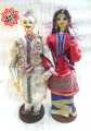 Dolls TRADITIONAL HANDMADE PAKISTANI DULHA AND DULHAN ( PAIR). 