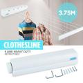 5-Line Retractable Clothesline Wall Mounted Laundry Laundry Washing Line Dryer Drying Line. 