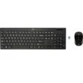 HP 200 – Wireless Keyboard and Mouse combo (QWERTY English and Arabic, Wireless, USB), Black. 