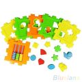 Baby Blocks Shape Sorter Toy Color Recognition Shape Toys With Colorful Sorter Cube Box. 