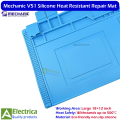 Mechanic V51 18×12 Inch Heat Resistant Silicone Soldering Mat 500℃ ESD Non-Slip Repair Pad for Mobile Phone & Electronics Repair by Electrica. 
