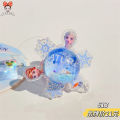 613 Genuine Frozen Children's Jewelry Elsa Princess Cartoon Rotating Sand Ring Girl Baby Toy. 