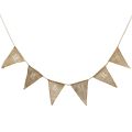 Rustic Wedding Mr  & Just Married Hessian Burlap Bunting Banner  Props - MR&MRS. 