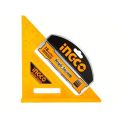 INGCO Angle Square 7x7" ,Angle square , speed square , 90 Degree Positioning Squares ,Right Angle ,  Triangle Ruler. 