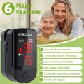 ANKOVO FS10D Pulse Oximeter Fingertip, Blood Oxygen Saturation Monitor for Pulse Rate and SpO2 Level ORIGINAL UK ZONE STOCK. 