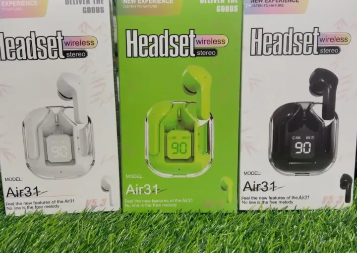 Air%2031%20Wireless%20Earbuds%20Transparent%20Bluetooth%205.3%20Crystal%20Airpods%20Wireless%20Headset%20Charging%20Case%20Heavy%20Bass%20Stereo%20Earphones%20with%20Noise%20Reduction%20Microphone%20Waterproof%20Headphone%20LED%20Digital%20Display%20-%20Image%203