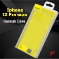 Baseuse case Compatible for Iphone 12 Pro Max Back cover Jelly Pouch. 
