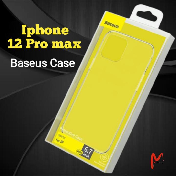 Baseuse case Compatible for Iphone 12 Pro Max Back cover Jelly Pouch