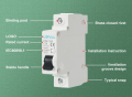 USFULL 1 Pole 10 Ampere AC Breaker with Short-circuit Protection for Electrical System. 