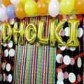 DHOLKI Foil Balloons For Special Effect on Wedding Decorations. 
