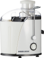 Black & Decker 400W Juice Extractor With Wide Chute - White, JE400-B5. 
