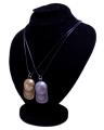 Pack of 2 - Silver & Metallic Caps Pendant For Unisex. 