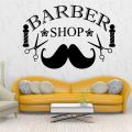 Hot BARBER Wall Sticker Hair Nail Beauty Salon Wall Art Wall Paper For Barber Store Home Decoration Nordic Style Home Decoration. 