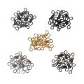 【Simple 3C】8Sets 11/14/16/18mm Mini Metal Buckle DIY Doll Belt Buckles Invisible for Doll Bags Clothes Accessories. 