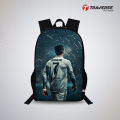Traverse  Ronaldo Bags For Boys & Girls. Digitally printed on Fabric with latest technology. Dual Compartment large backpack Bags hand bag for girls bags for girls. 