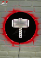 ZF Thor Led Sign, Movie Hero Neon Sign, Marvel Superhero Kids Room, Personalized Gift Wall Decor Sign with led lights. 