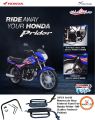3-PCS Set Of Motorcycle Rear Footrest Panel For Honda Pridor 100 (Ladies Footrest - Paidan). 