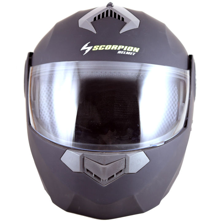 Scorpion%20Matt%20Black%20Flip%20up%20Korean%20Helmet%20for%20Racing%20-%20Image%205
