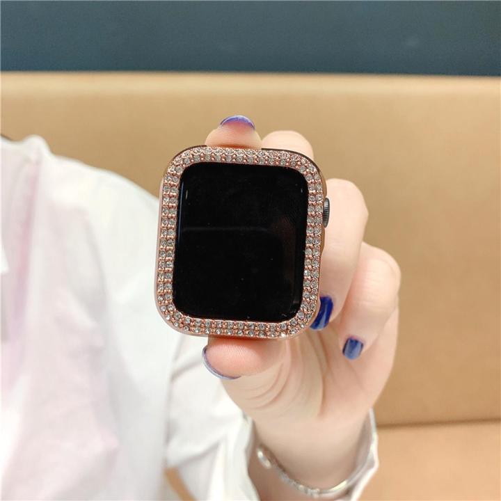 Diamond Apple Watch Case for Apple Watch Series 7 6 SE 5 4 3 2 45mm 41mm 40mm 44mm 42 38mm for Women Luxury Apple watch