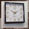 wall clock for bedroom office living room night vision glowing numbers 3D bold and clear numbers non ticking movement  high quality 12 inch. 