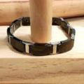 TIENS TI-ENERGY Men's Bracelet "CRYSTAL BLACK MEN'S EDITION" NEW. 
