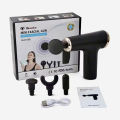Massage Gun Electric 5 in 1 Double-Headed Electric Massager Gun Full Body Massager Equipment Set for Deep Tissue Percussion & Full Body Relaxation Handheld Back Massager Gun. 