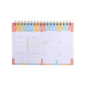 Daily schedules Weekly planner Tasks Top priorities To-do Binder notebook With notes Wide Journal agenda for Weekly planning Stationery School Office Schedule. 