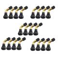 20Pcs Tyre Valves Stem Right Angle Snap-in Rubber 90 Degree Brass for Electric Scooter and Xiaomi M365 Electric Scooter. 