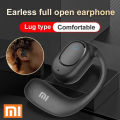 【COD+Ready Stock + FREE Shipping 】Xiaomi Open Ear Earbuds Air Conduction Headphones Single Earphones With Air Conduction Technology 360 Excellent Sound Effect And Open Business ear hanging. 
