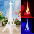 Eiffel Tower Light Colorful Nightlight Birthday Gift Decorative Button Lamp. 