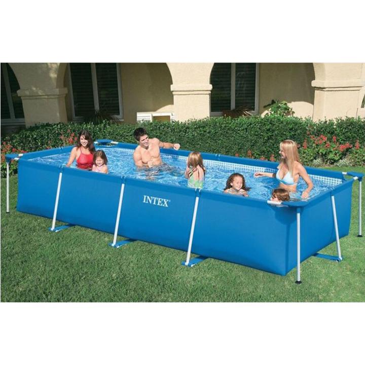 Intex%20Metal%20Frame%20Rectangular%20Pool%2010Feet%20x%206.7Feet%20x%202.5Feet%20-%20Image%202