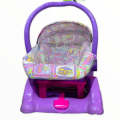Mama Love Baby Swing 3-in-1 Carry Cot in Beautiful Purple Design. 