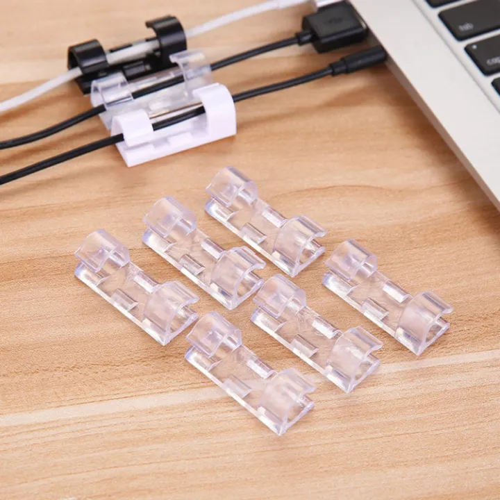 Makkah%20shops%2020pcs/lot%20Wire%20Fixing%20Clamp%20Clip%20Desktop%20Wire%20Clear%20Up%20Clips%20Holder%20Clamps%20Cable%20Clip%20Device%20USB%20Cord%20Clips%20Holder%20Organiser%20-%20Image%202