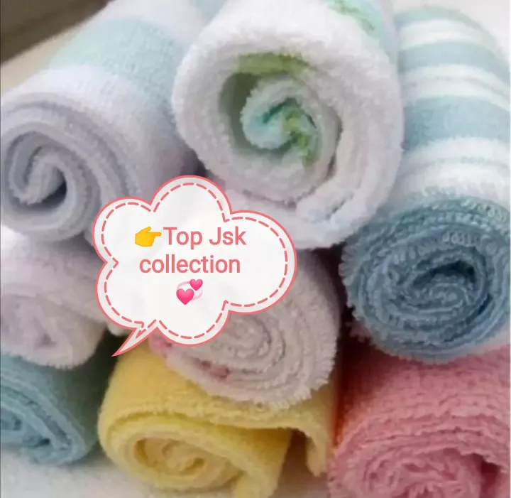 Pack%20of%206Pcs/Set%20Baby%20Towel%20Newborn%20Colorful%20Towel%20Wash%20Cloth%20Bathing%20Feeding%20Wipe%20unisex%20be%20%20Washcloth%20Handkerchief%20Cloth%20Wipes%20-%20Image%203