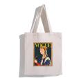 Totebag printed graphic canvas totebag vogue totebag. 