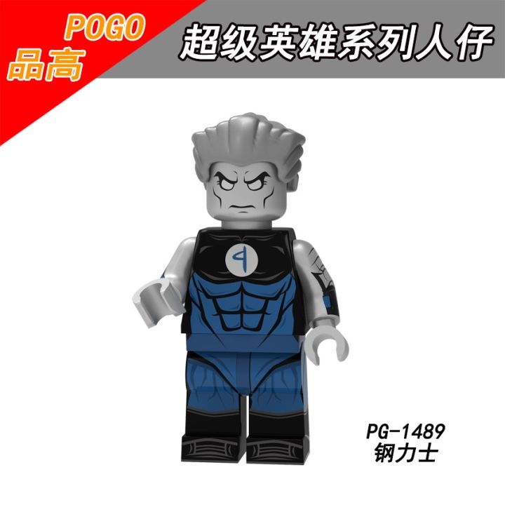 Green Cat Robokill Wolverine Minifigures Spiderman Deadpool Harley Quinn Building Blocks Avengers Kids Lego Toys