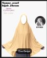 prayer Namaz scarf Makhna scarf with niqab for girls & women MAROON COLOR. 