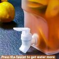 3.5 litre Plastic Drink Dispenser, Beverage Dispenser With Spigot, 1 Gallon Iced Juice Lemon Dispenser For Party Daily Use, Milk Dispenser For Fridge Gallon, Small Water Dispenser. 