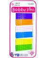 Pack of 60 different Colored Bobby Pins with ball tips - Salon Designers. 